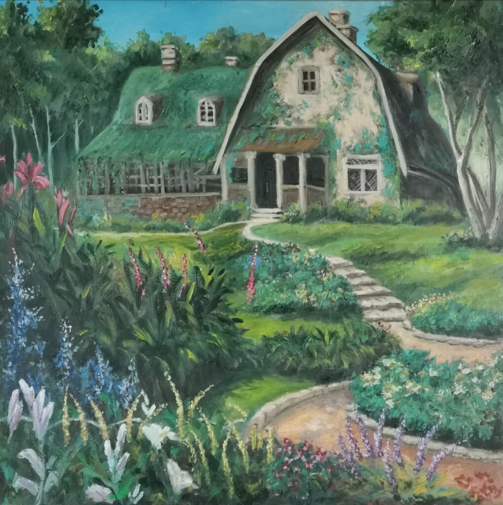 Painting inspired by Kiki Delivery Service