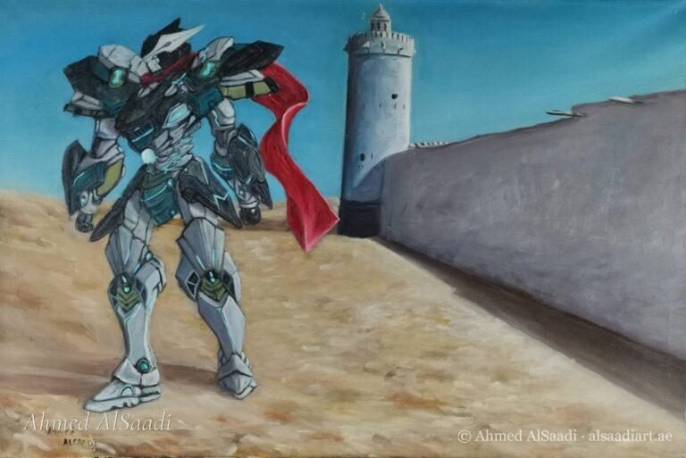 Painting study by Ahmed AlSaadi from his learning years (7)