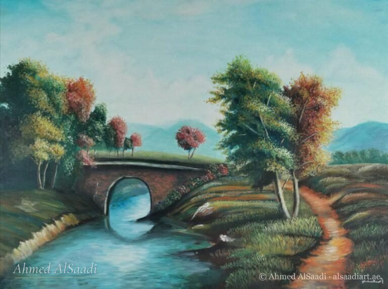 Painting study by Ahmed AlSaadi from his learning years (9)