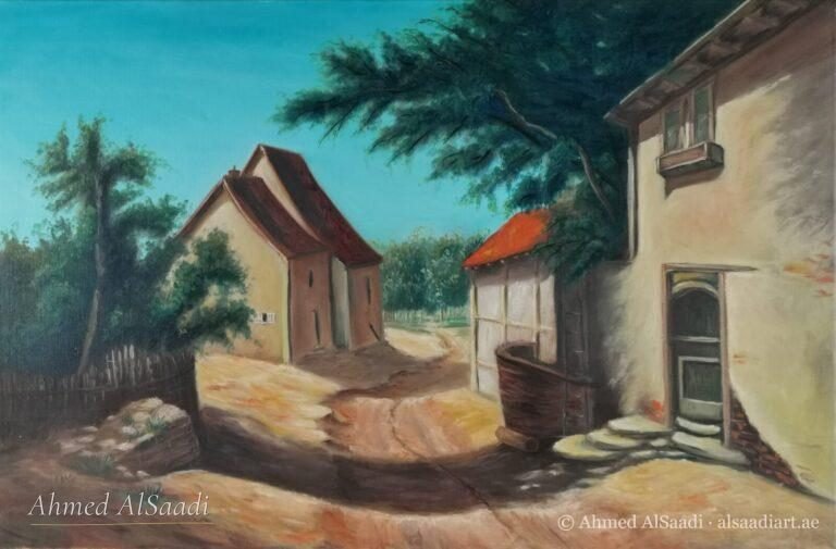 Painting study by Ahmed AlSaadi from his learning years (13)