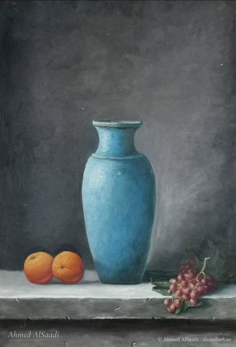 Painting study by Ahmed AlSaadi from his learning years (18)