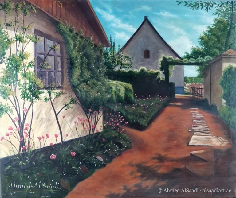 Painting study by Ahmed AlSaadi from his learning years (27)