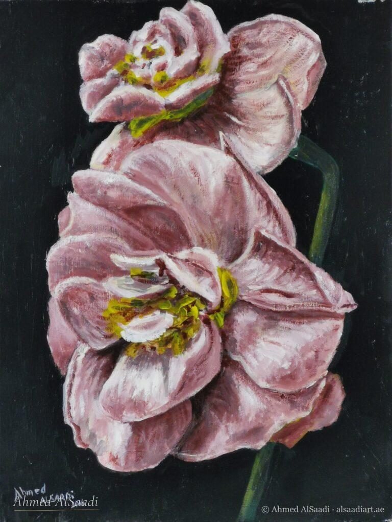Painting study by Ahmed AlSaadi from his learning years (33)