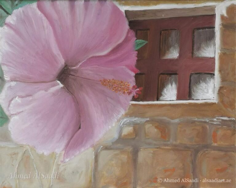 Painting study by Ahmed AlSaadi from his learning years (40)