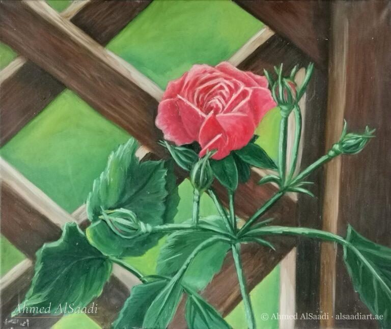 Painting study by Ahmed AlSaadi from his learning years (41)