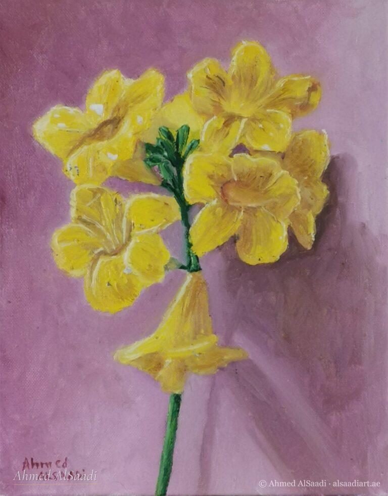 Painting study by Ahmed AlSaadi from his learning years (48)