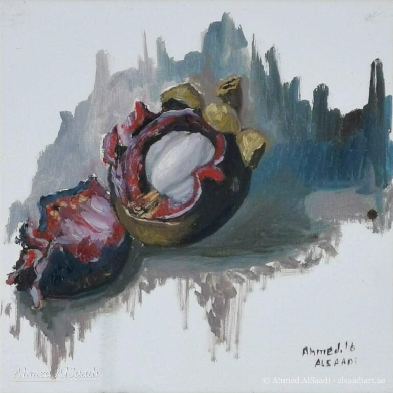 Painting study by Ahmed AlSaadi from his learning years (3)