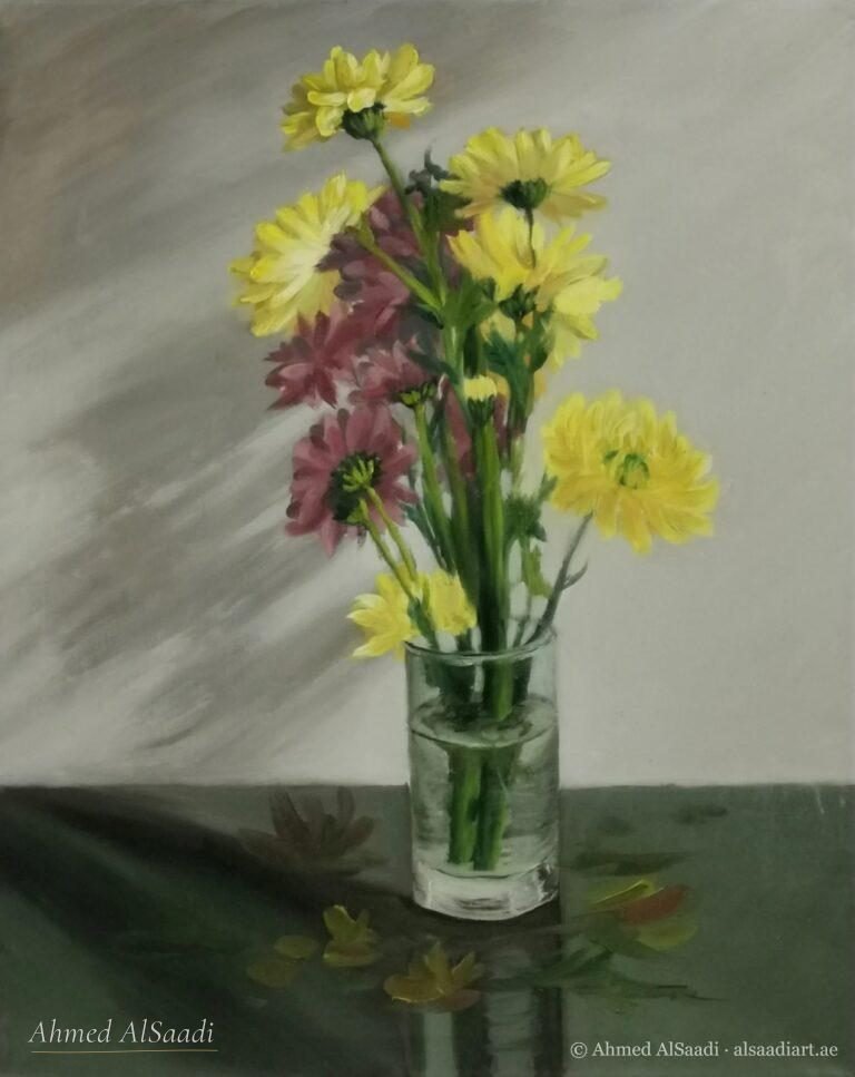 Painting study by Ahmed AlSaadi from his learning years (6)